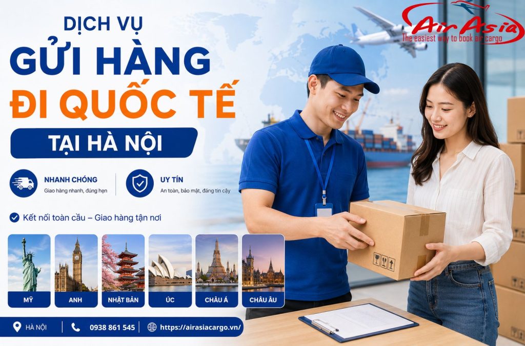 Booking tải Hàng không rẻ nhất Air Asia