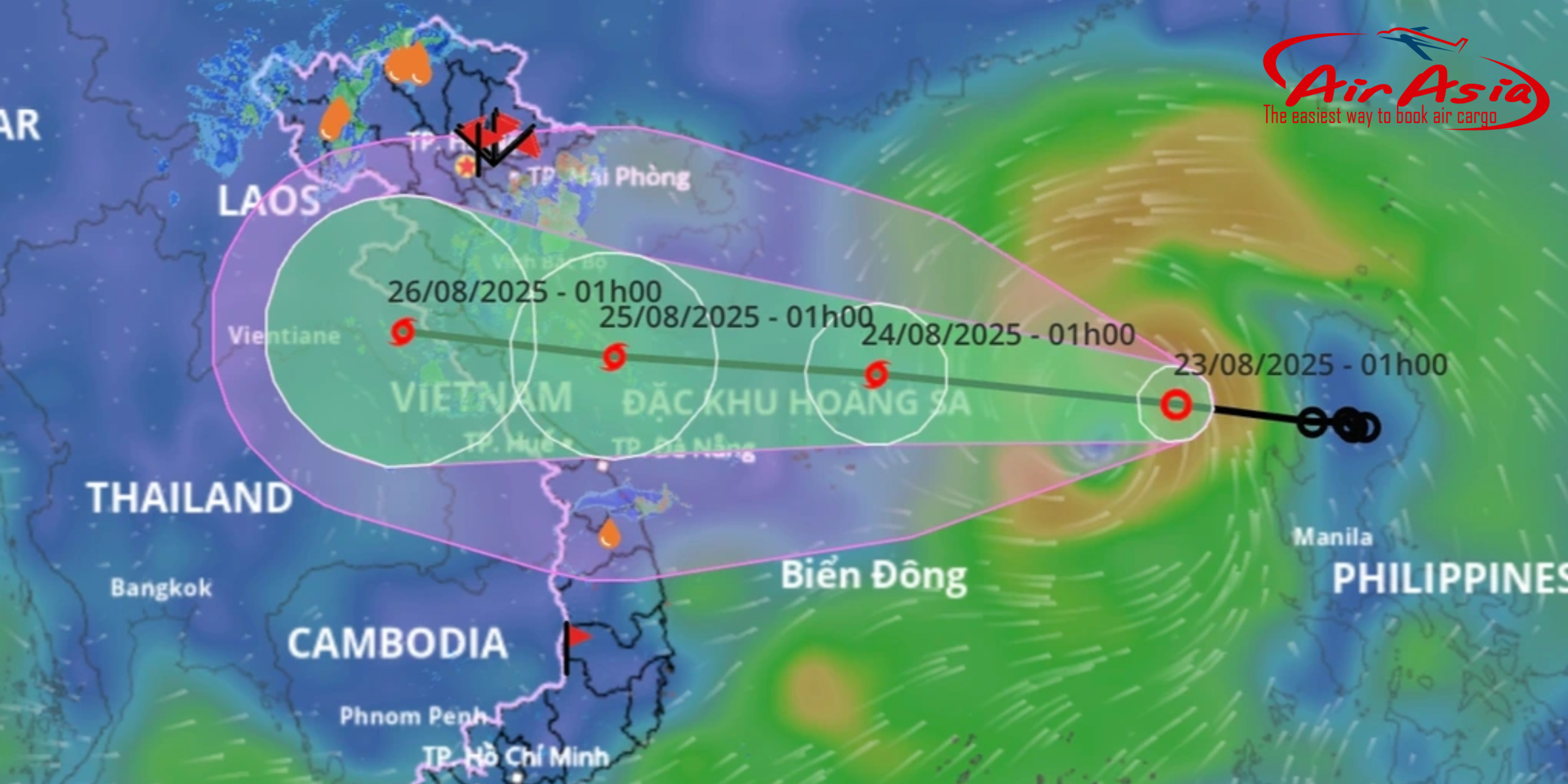 Cơn bão số 5 quét qua miền Trung